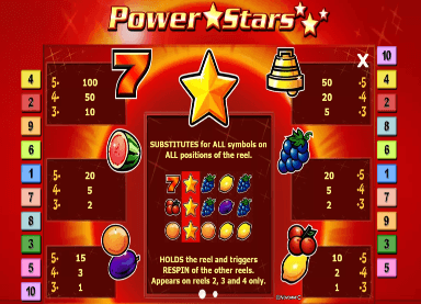 Power Stars Slot Machine